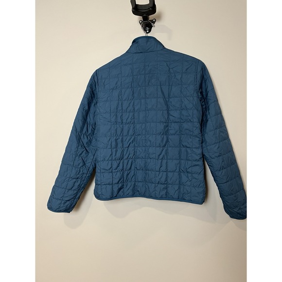 The North Face Women's Quilted Full Zip Jacket Blue Insulated Lightweight Size M - Picture 3 of 7
